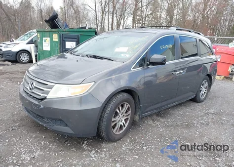 2012 Honda Odyssey Ex z USA, uszkodzony, nr VIN 5FNRL5H42CB086159